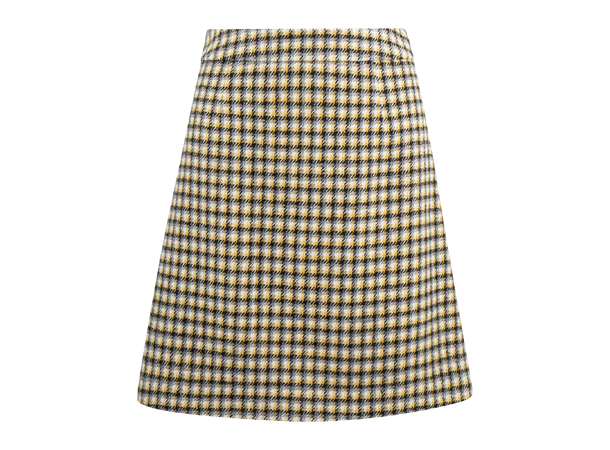 Karita Skirt Yellow check S A-line skirt