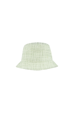 Katie Hat Pistachio One Size Boucle bucket hat