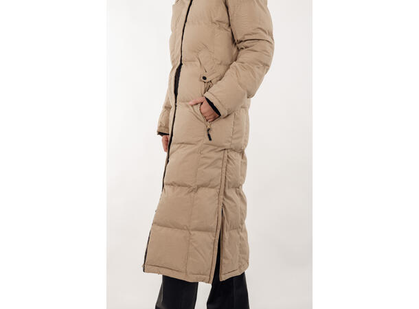 Liv Coat Silver Mink XS Padded channels coat 