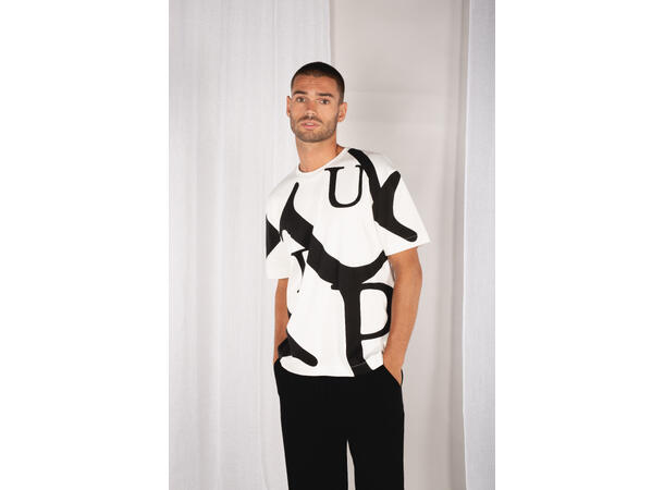 Marti Tee White L UP logo tee