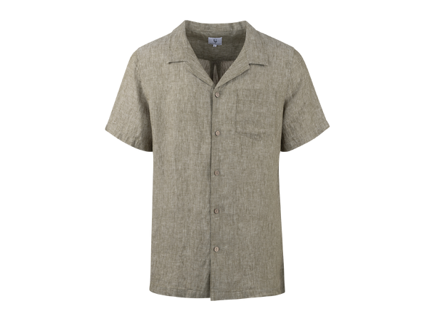 Massimo Shirt Olive L Camp collar SS shirt 