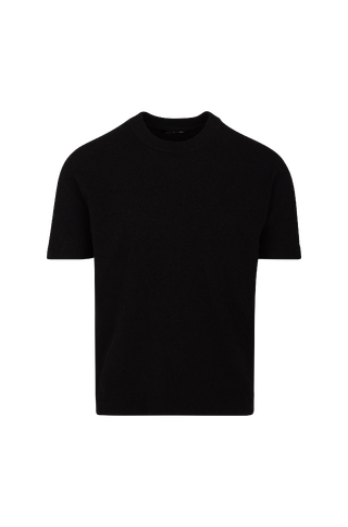 Mauro tee Crincle knit t-shirt