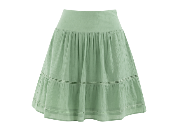 Mikela Skirt Jadesheen M Crinkle cotton mini skirt 