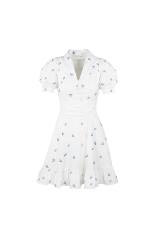 Mira Dress Poplin embroidery dress
