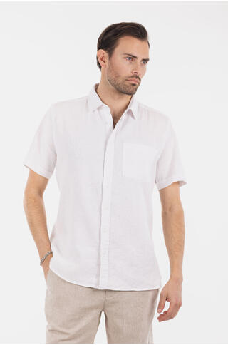 Moreno Shirt Vintage wash SS linen Shirt
