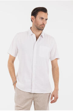 Moreno Shirt Vintage wash SS linen Shirt