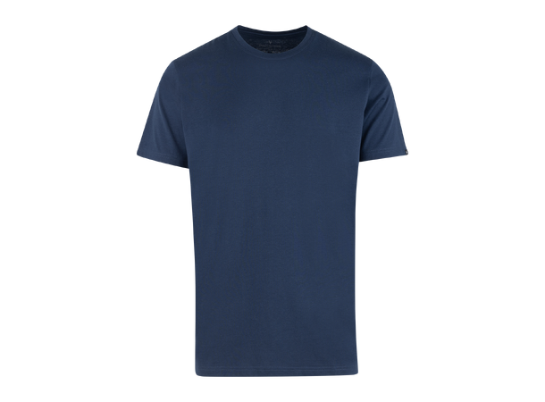 Niklas Basic Tee Petrol L Basic cotton T-shirt 
