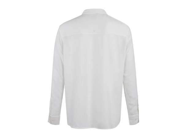 Shawn Shirt White L Wide slub shirt 