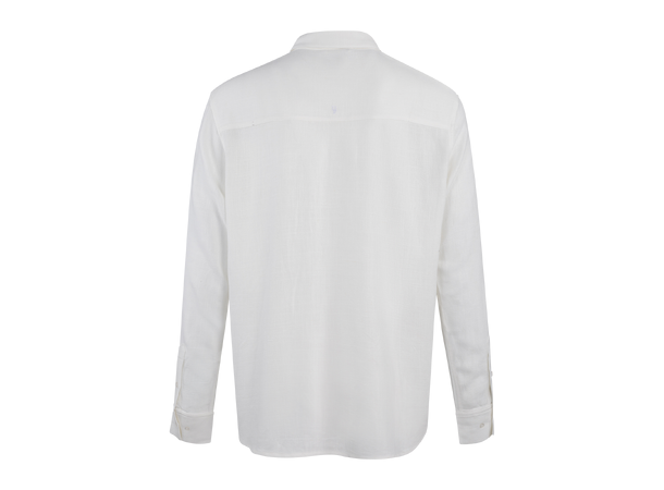 Shawn Shirt White L Wide slub shirt
