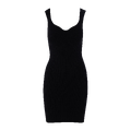 Shayden Dress Black S Sweetheart rib mini dress