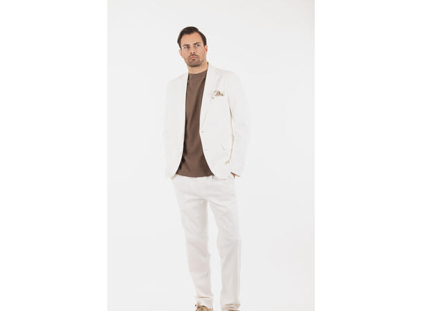Sixten Blazer White XXL Linen stretch blazer 