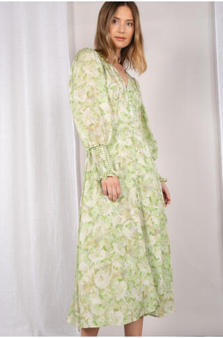 Ulrikke Dress Watercolour pattern dress