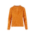 Mira Sweater Persimmon orange XS Raglan cable detail sweater 