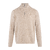 Trym Half-zip Sand M Soft knit viscose sweater 