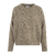 Leslie Sweater Chocolate Chip S Crew neck alpaca sweater 