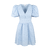 Albertine Dress Powder blue S Short dress broderie anglaise 