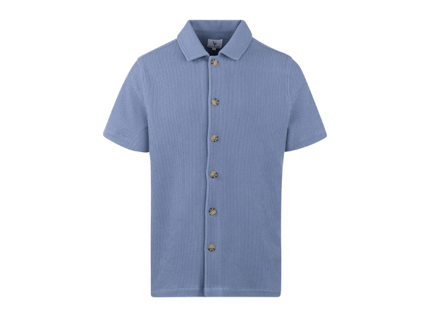 Ademir Shirt blue L Heavy slub SS shirt 