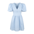 Albertine Dress Powder blue S Short dress broderie anglaise