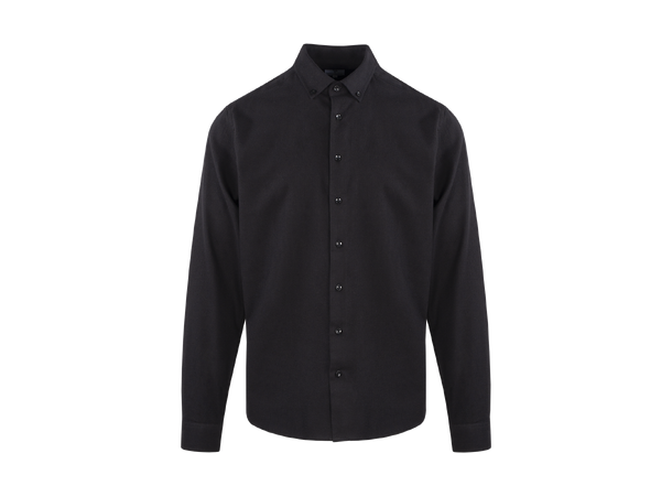 Albin Shirt Black XXL Brushed twill shirt 