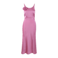 Alina Dress Sachet Pink S Satin slip dress