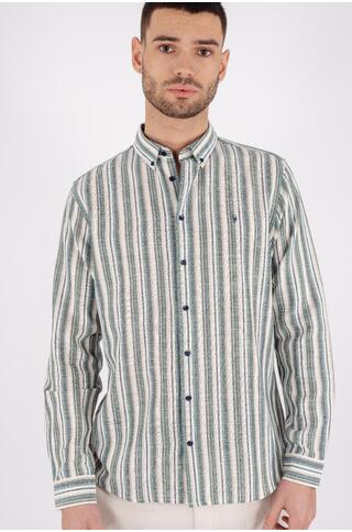 Arian Shirt Striped linen shirt