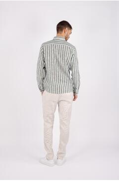 Arian Shirt Striped linen shirt