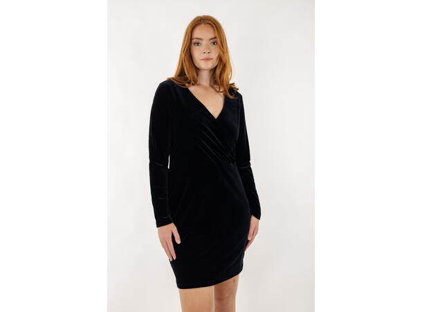 Bimbette Dress Black M Short velvet dress 