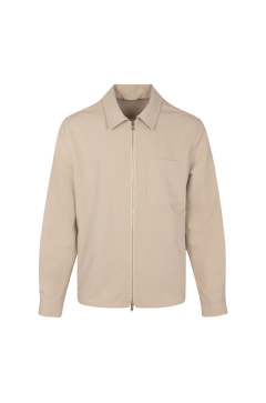 Boz Overshirt Dressy zip overshirt