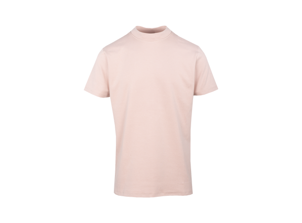 Bruno Tee Pale Mauve M Organic cotton mock neck 