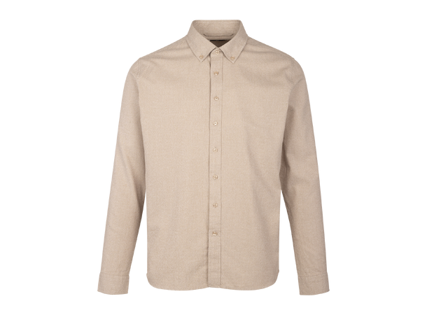Canton Shirt Sand L Marbled basic shirt 