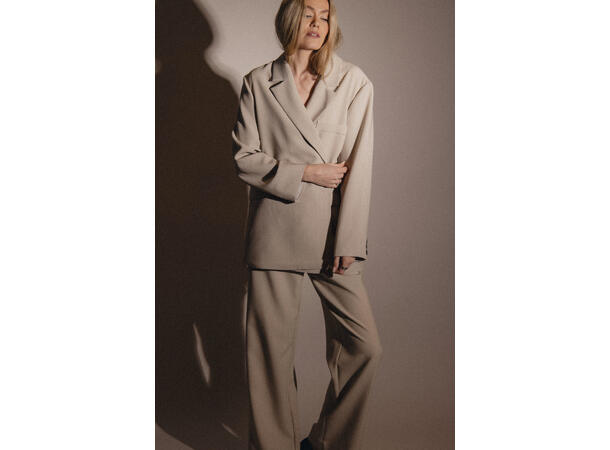 Devaki Blazer Sand Melange M Stretch blazer 