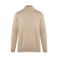 Gino Sweater Sand Melange XXL Merino blend turtleneck