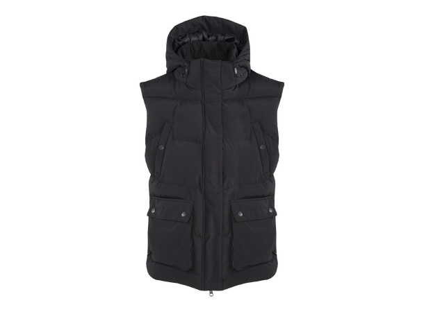 Hailey Vest Black M Technical puffer vest 