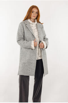 Hanni Coat Loop knit wool coat