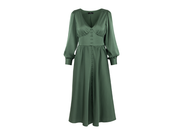 Isolde Dress Pineneedle L Midi satin dress 
