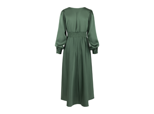 Isolde Dress Pineneedle L Midi satin dress 