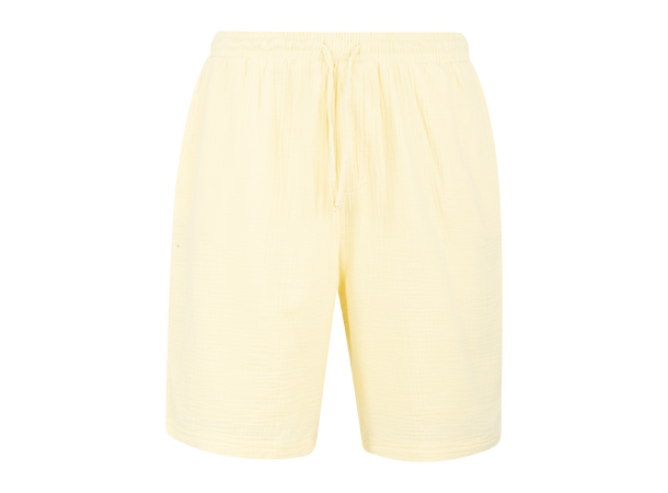 Joel Shorts Light Yellow M Cotton gauze shorts 