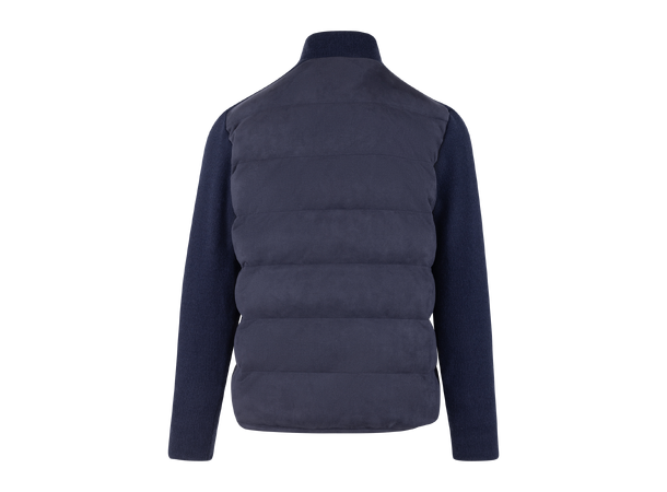 Konrad Jacket Dark Navy L Padded jacket with knit sleeves