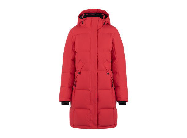 Laya Parka Lipstick Red M Down padded parka