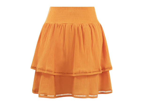 Lori Skirt Persimmon Orange S Organic cotton skirt 