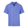 Massimo Shirt Blue L Camp collar SS shirt