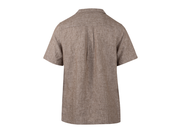 Massimo Shirt Mid brown XL Camp collar SS shirt