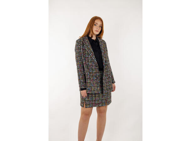 Mikaela Blazer Black multi S Boucle blazer