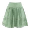 Mikela Skirt Jadesheen L Crinkle cotton mini skirt