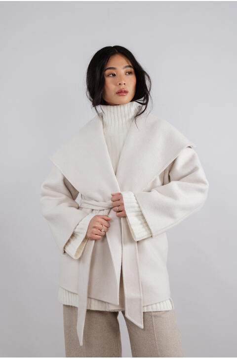 Nani Jacket Short wool wrap jacket