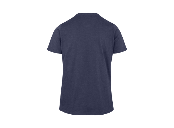 Niklas Basic Tee Sky Captain melange XXL Basic cotton T-shirt 