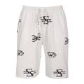 Pavel Shorts White S AOP terry shorts