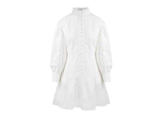 Viola Dress White M Broderi anglaise dress 