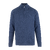 Trym Half-zip Petrol XXL Soft knit viscose sweater 