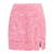Barbro Skirt Pink S Boucle mini skirt 
